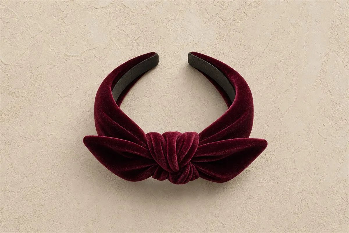Bandeau Cheveux Noué Velours No.18