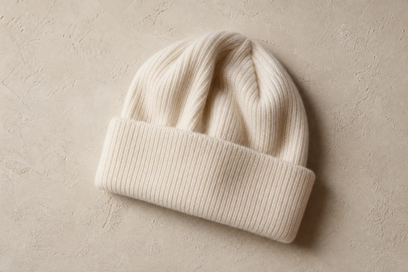 Ribbed-Knit Beanie No.18