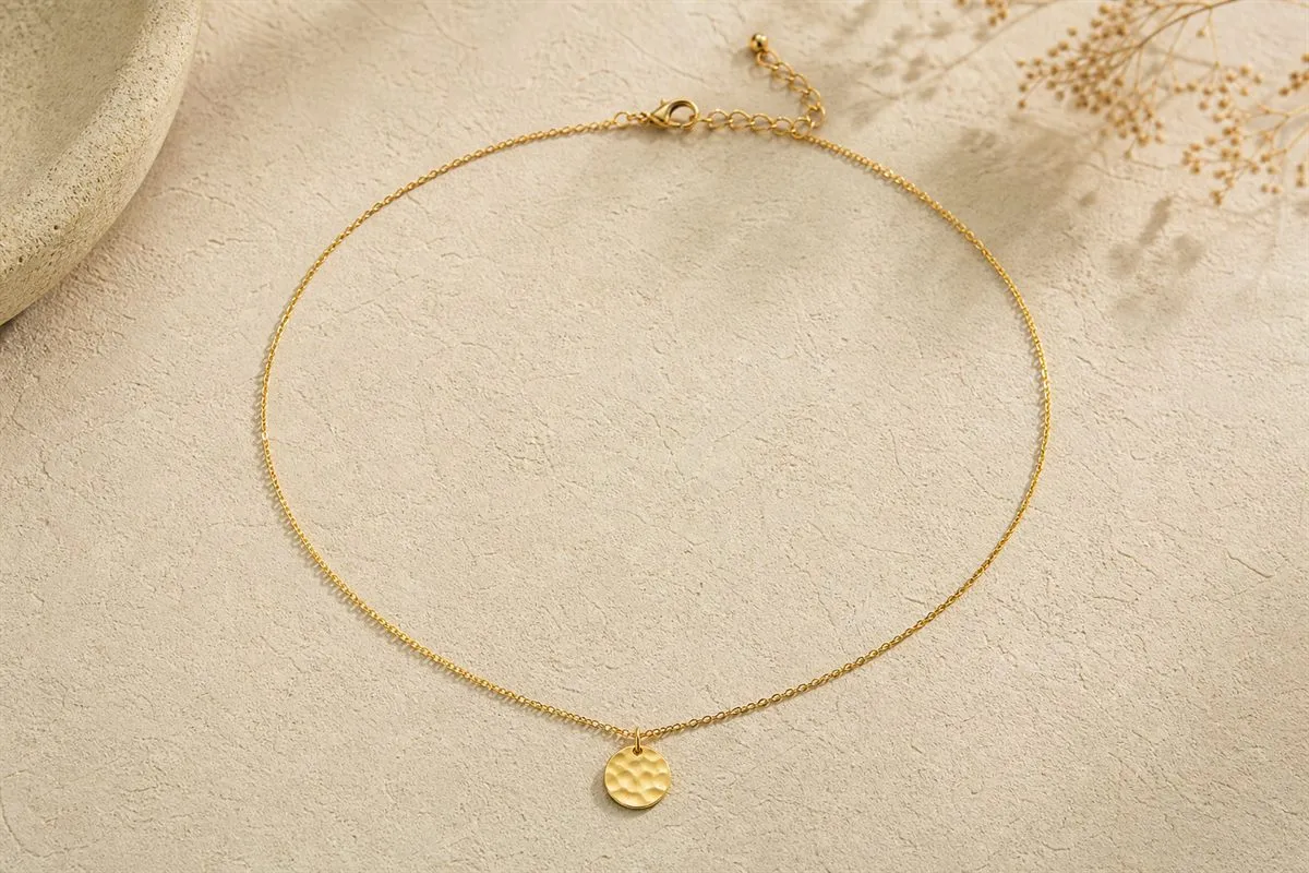 Collier Chaîne Fine Plaqué Or Signature