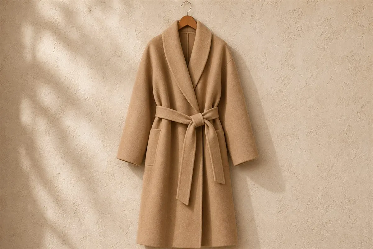 Iconic Manteau Peignoir Oversize Ceinturé
