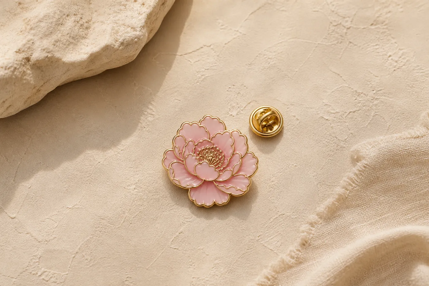 Enamel Flower Pin Essential