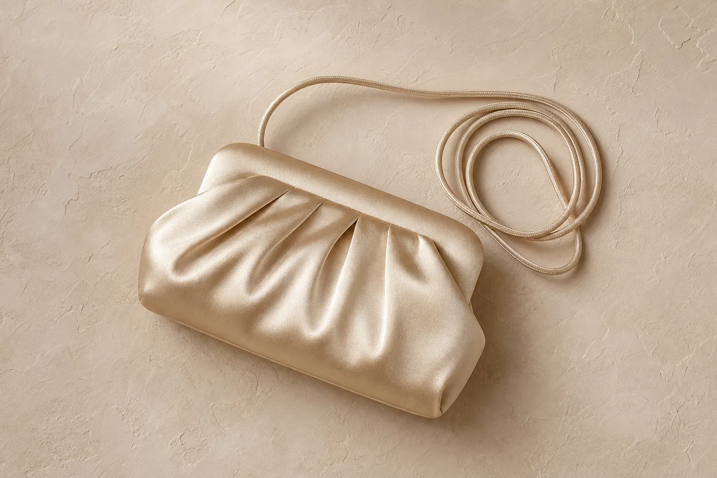 Satin Cord Clutch Bag Muse